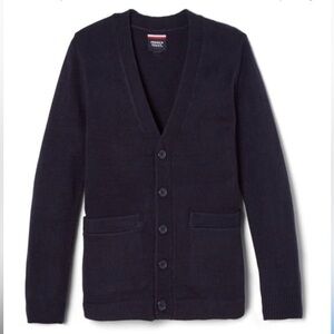 French Toast Navy Cardigan